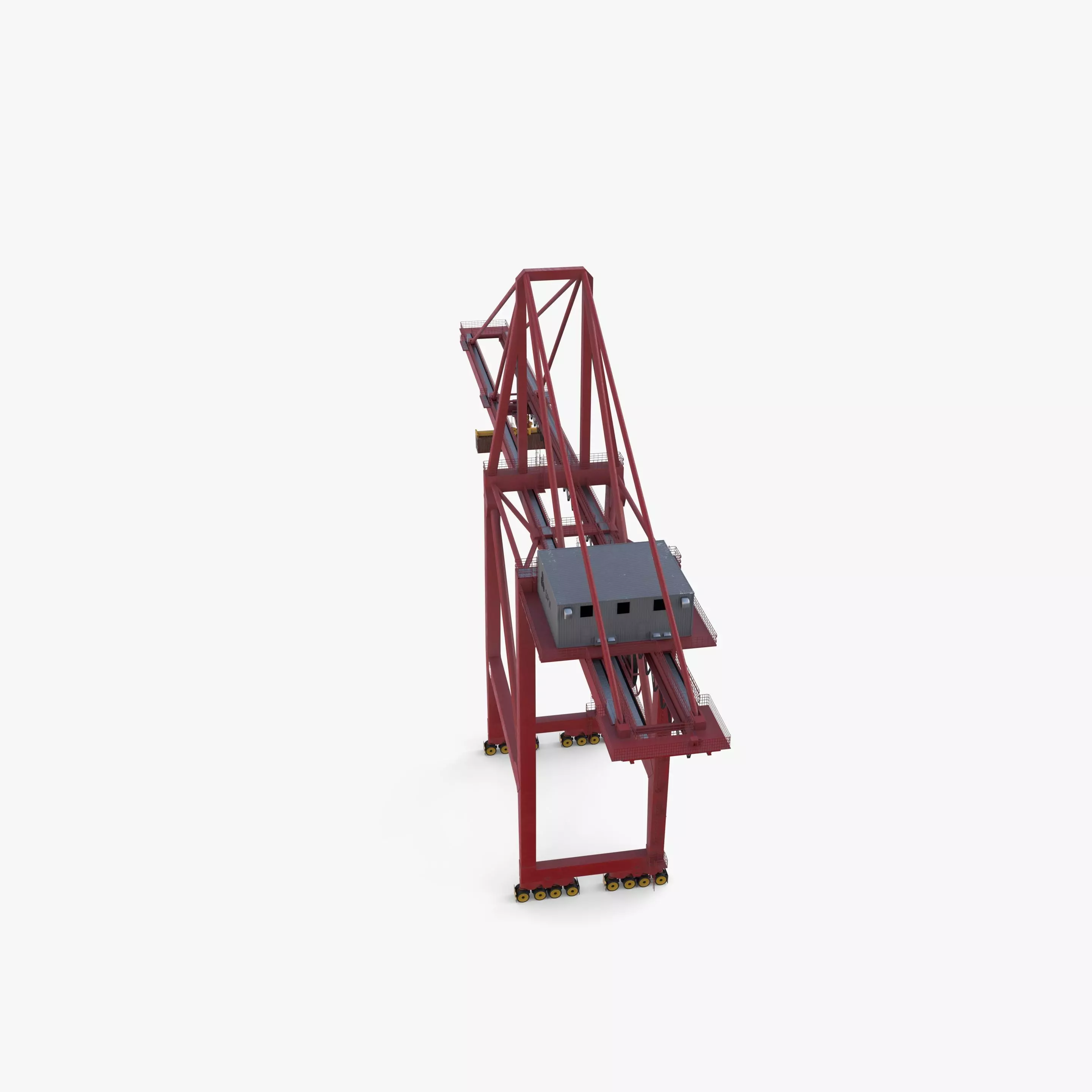 Port Crane V1 3D model_2