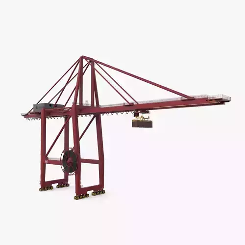 Port Crane V1 3D model