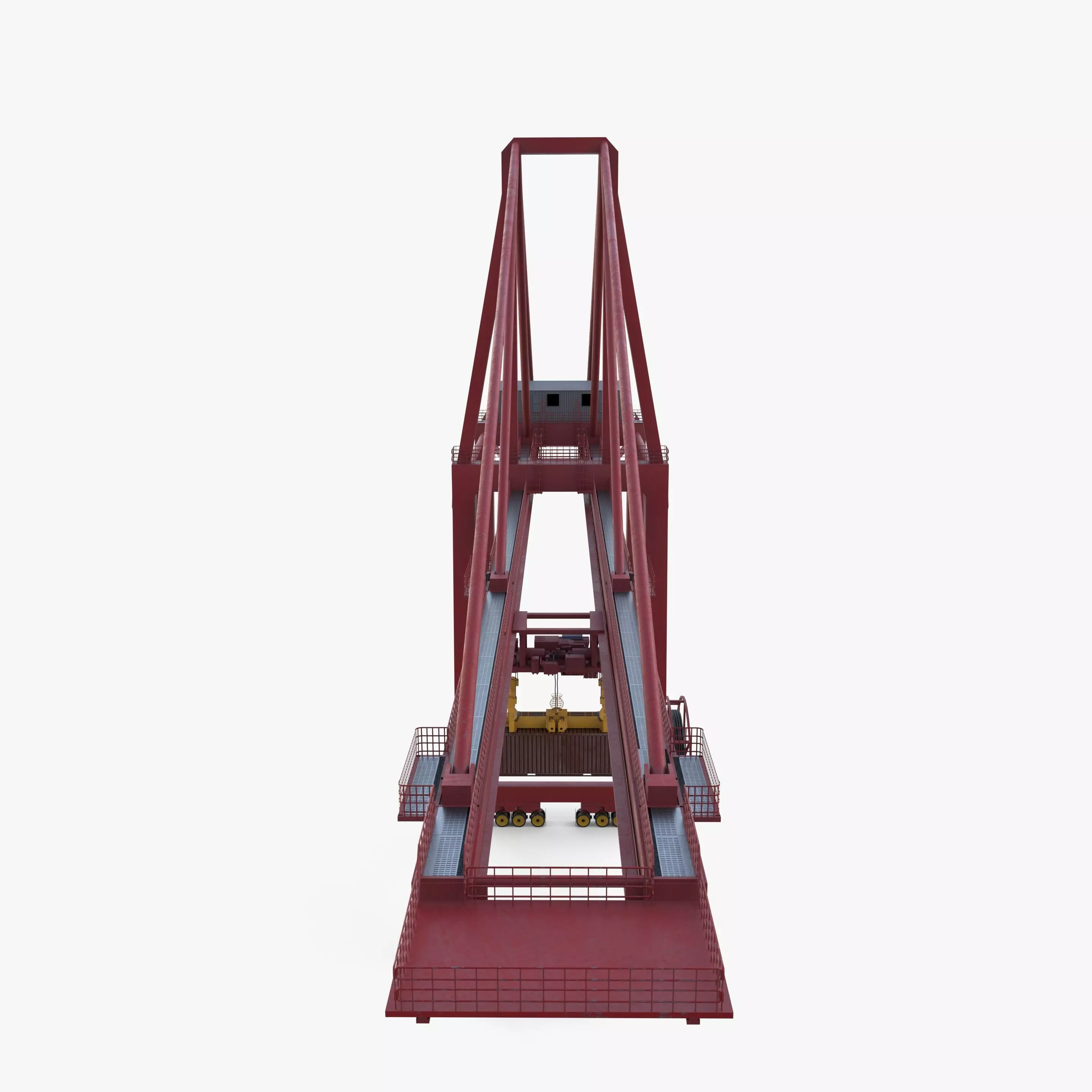 Port Crane V1 3D model_9
