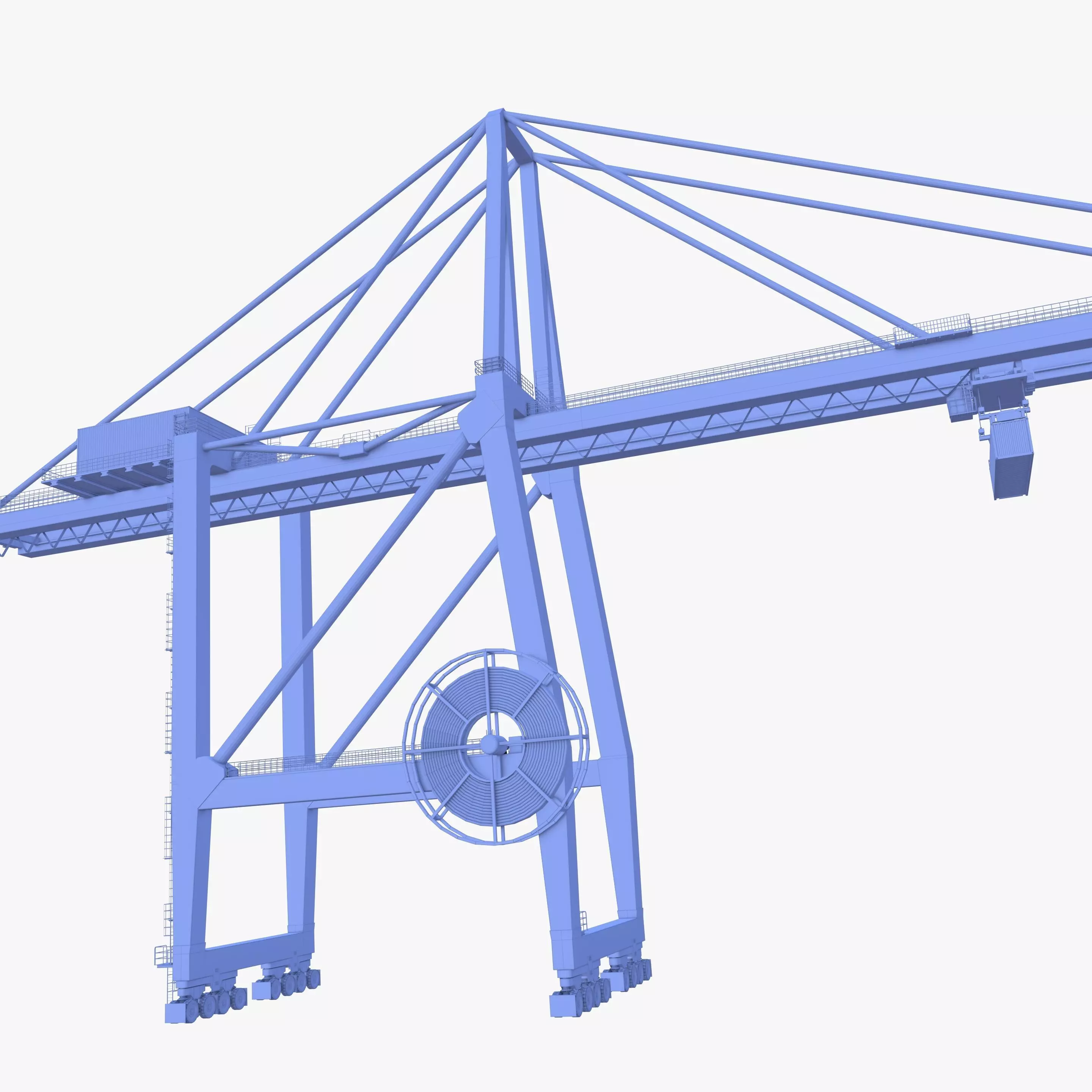 Port Crane V1 3D model_20