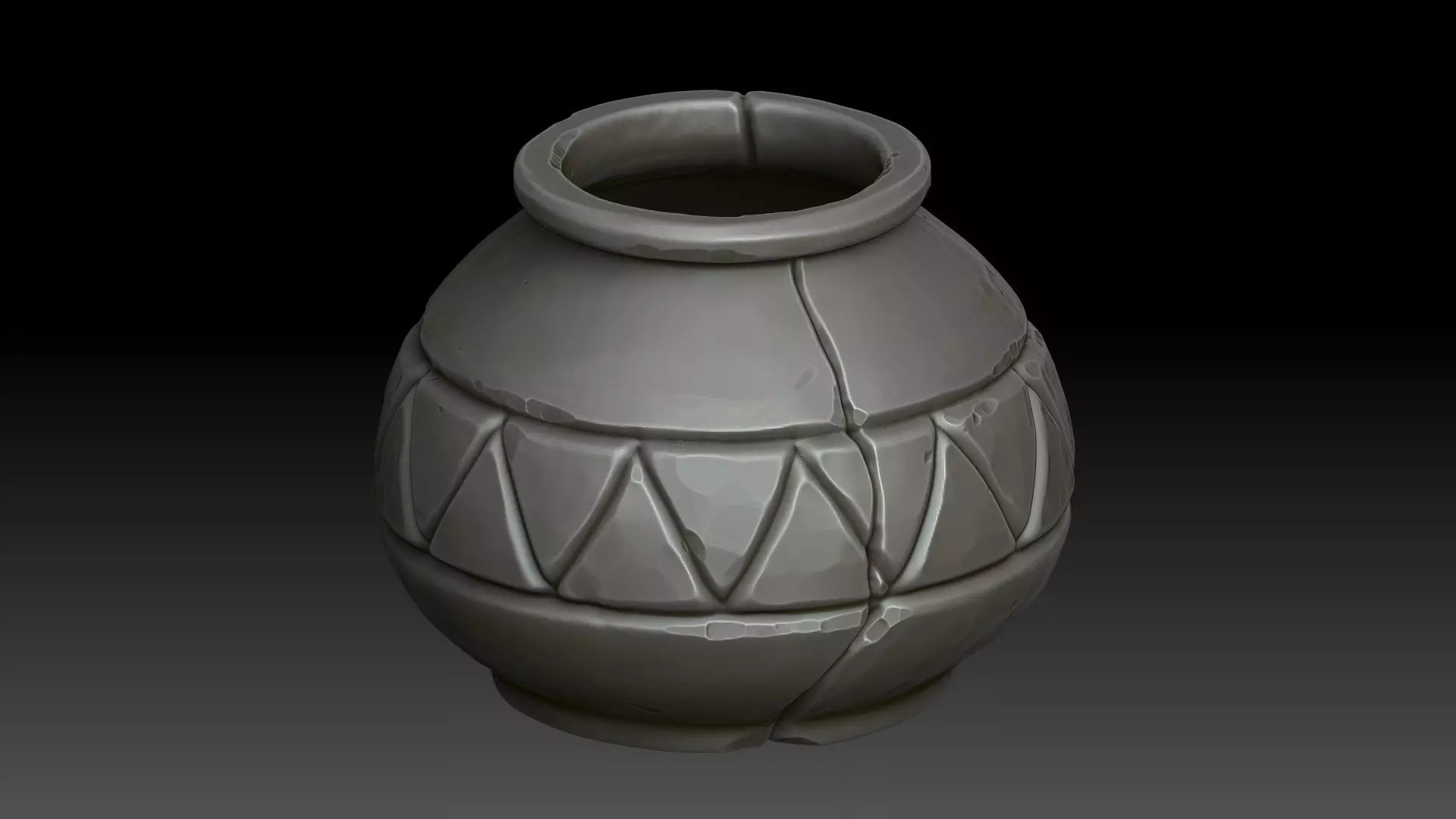 Stylized dishes 3D model_6