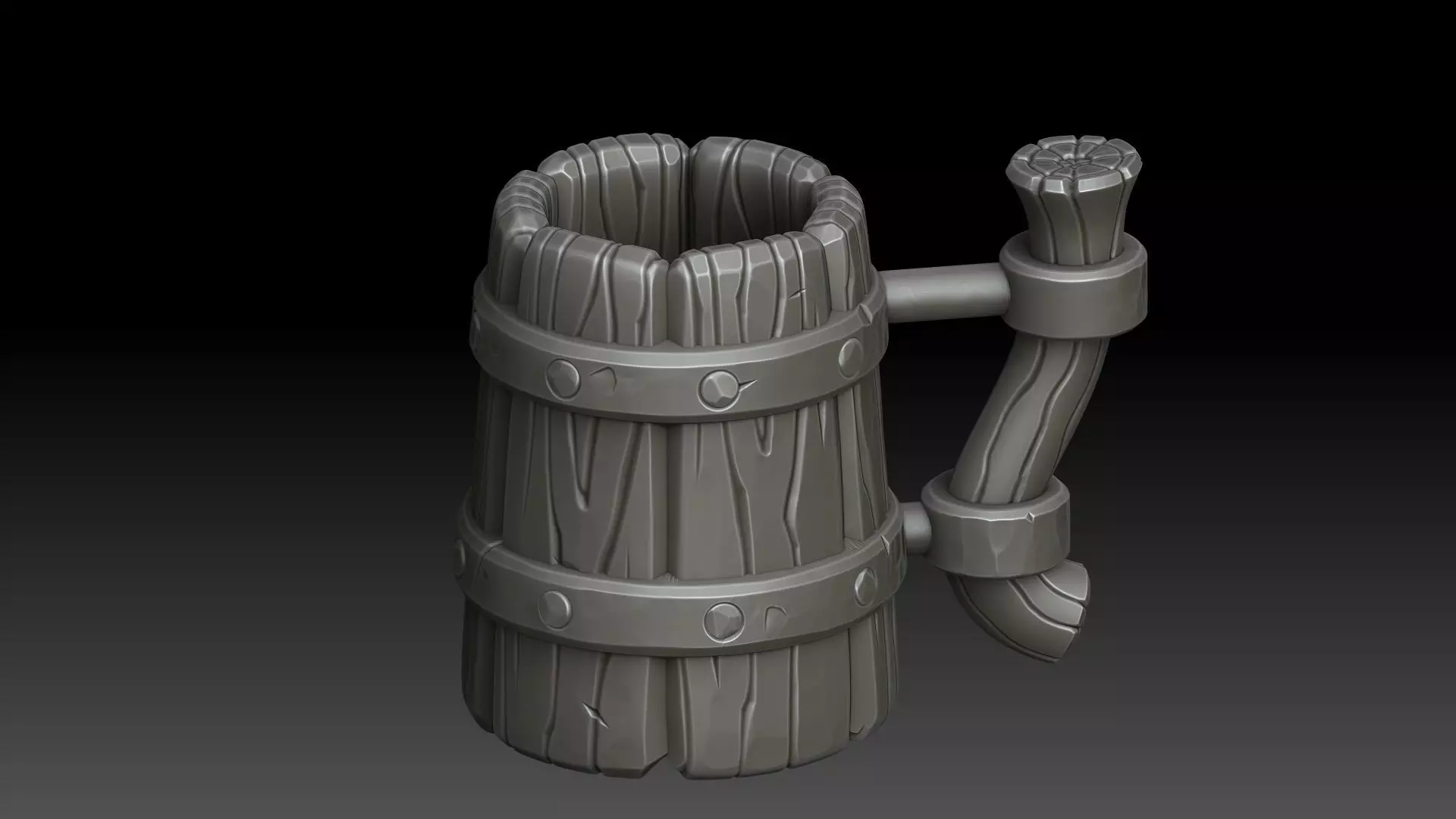 Stylized dishes 3D model_5