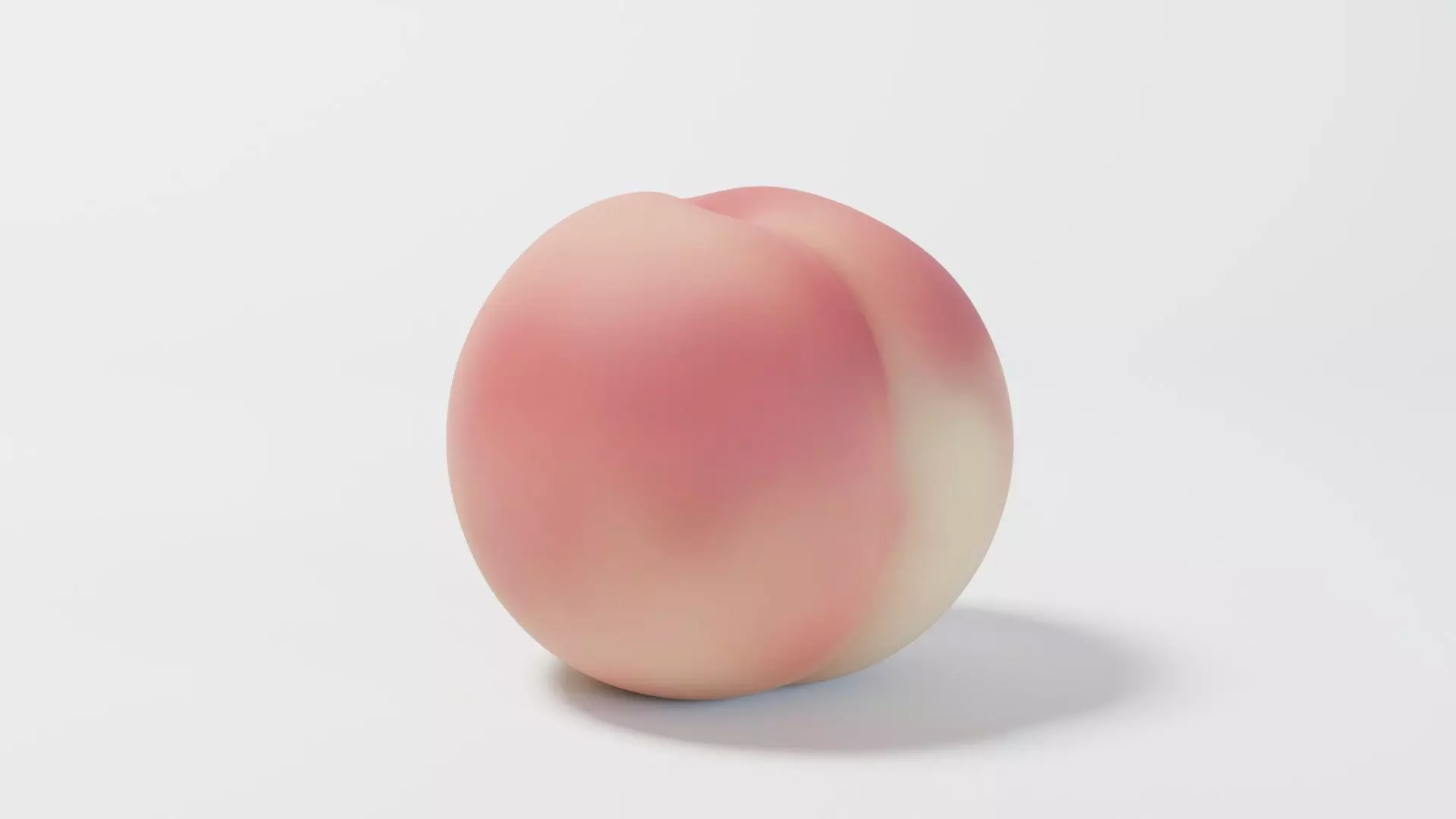 A Peach 3D model_0