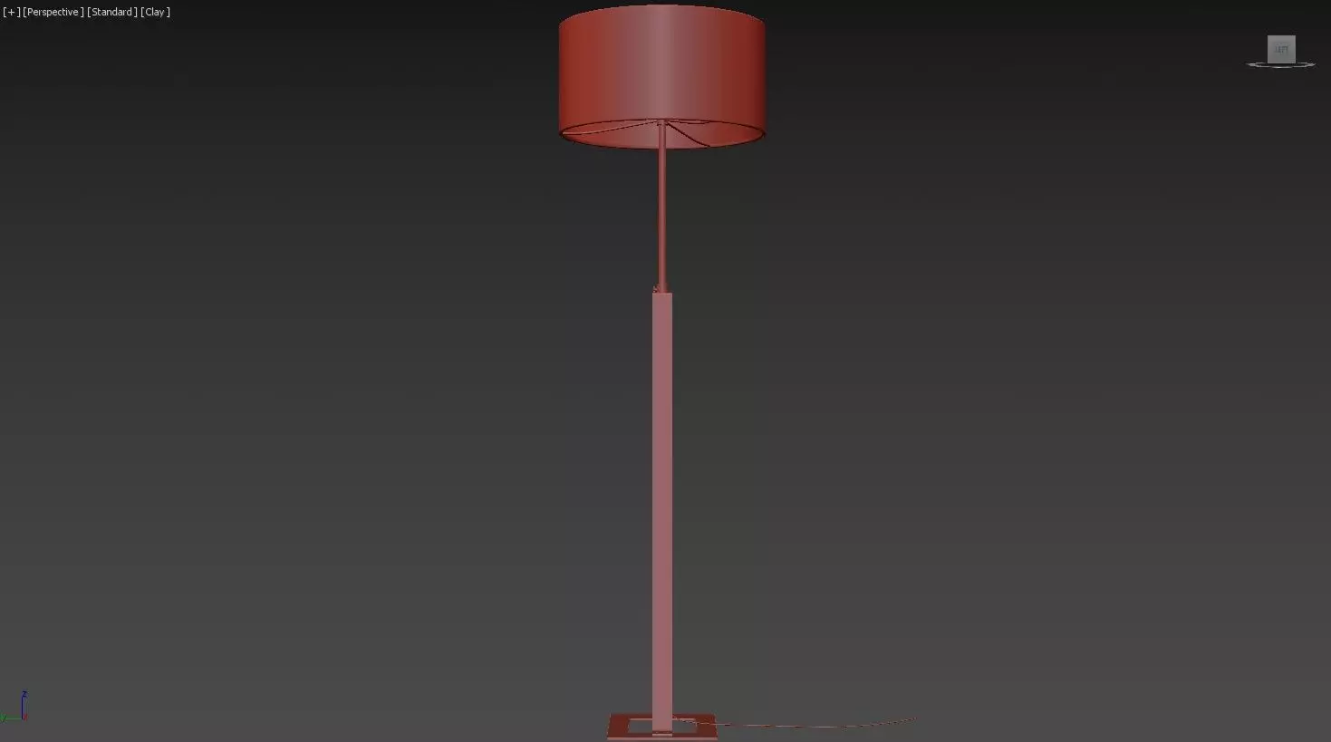 Tall Floor Lamp 3D model_17