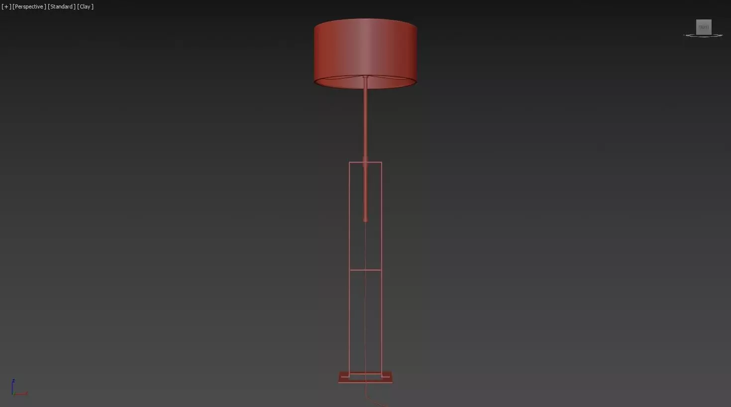 Tall Floor Lamp 3D model_18