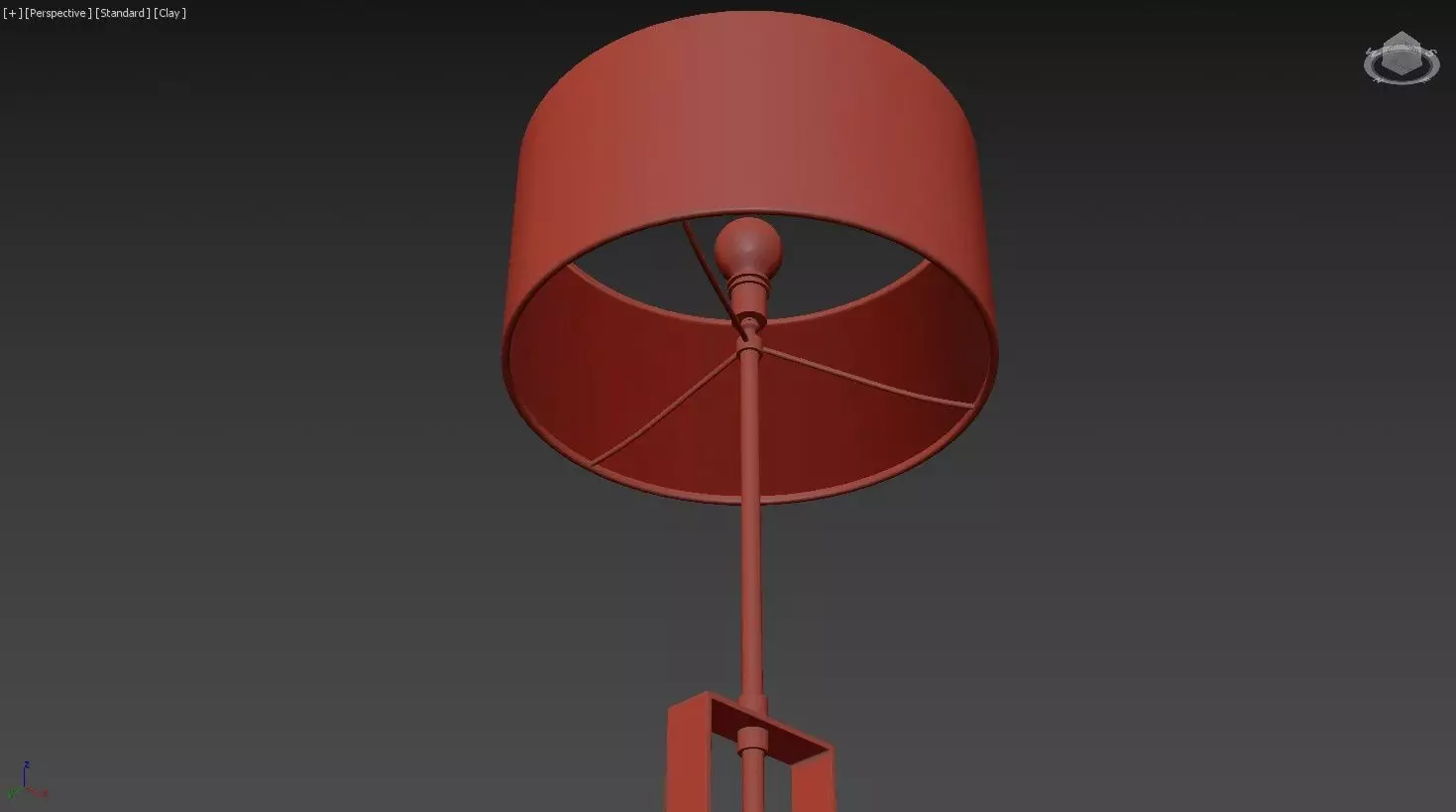 Tall Floor Lamp 3D model_19