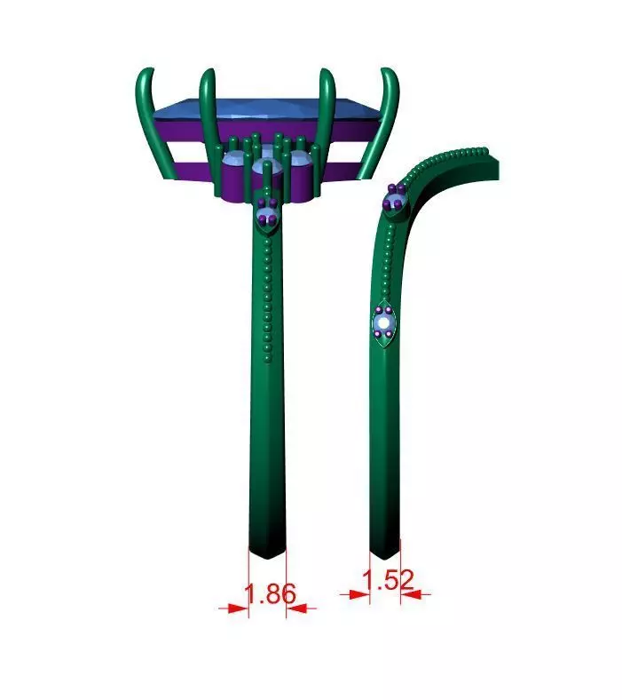 Solitaire ring 3D print model_11