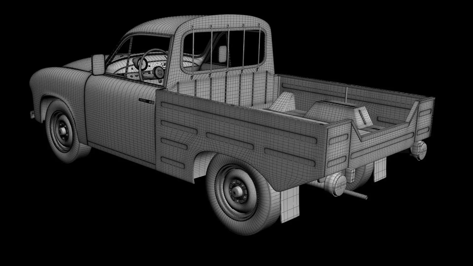 FSM Syrena R20 Pickup 3D model_16