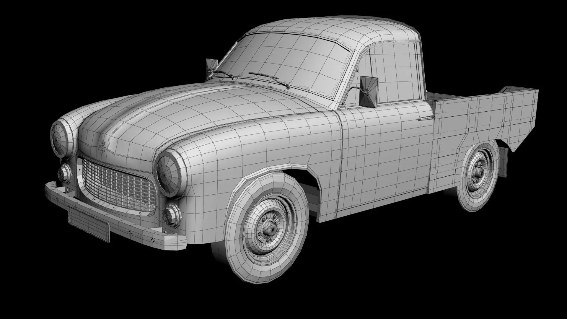 FSM Syrena R20 Pickup 3D model_13