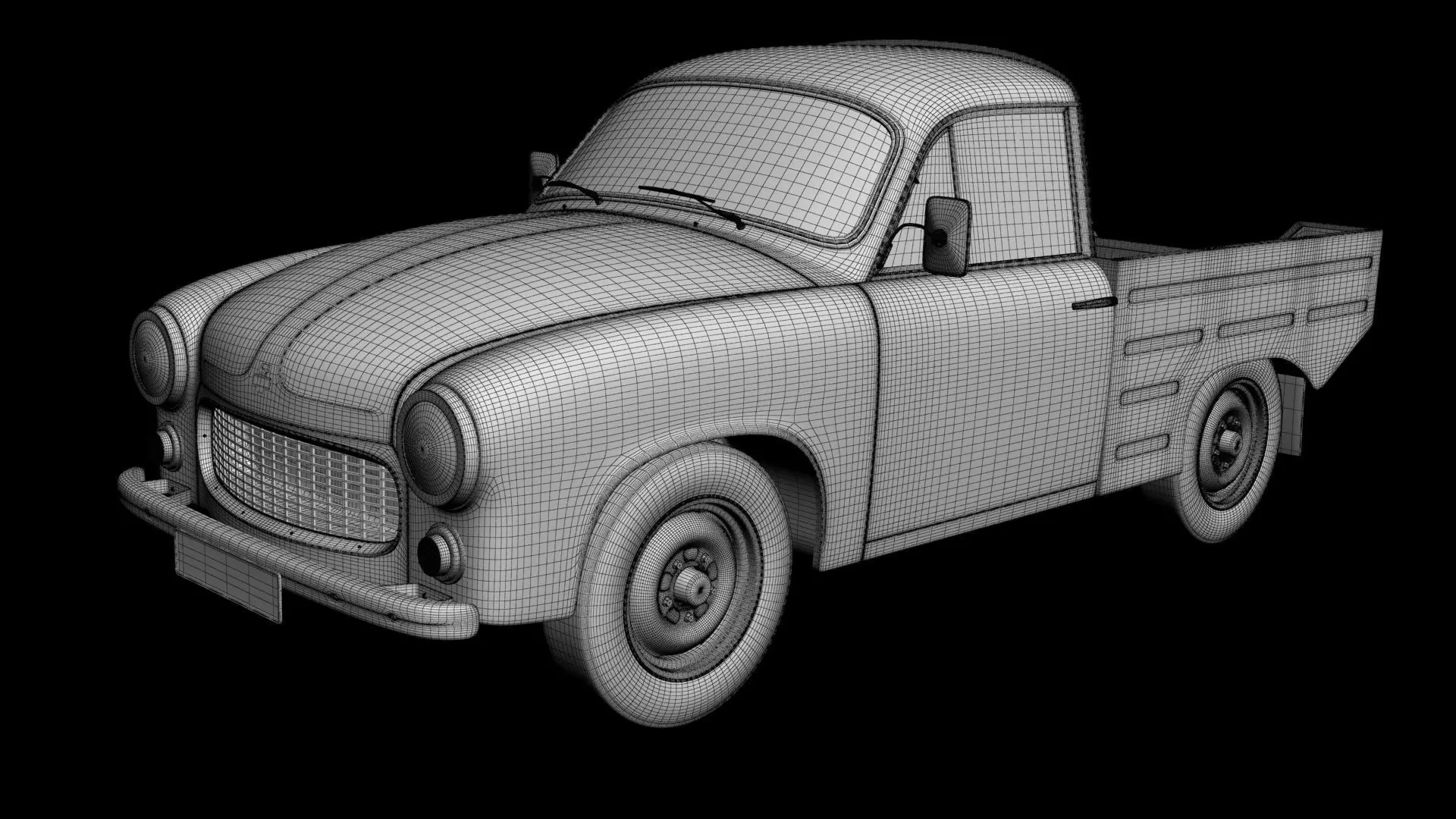 FSM Syrena R20 Pickup 3D model_14