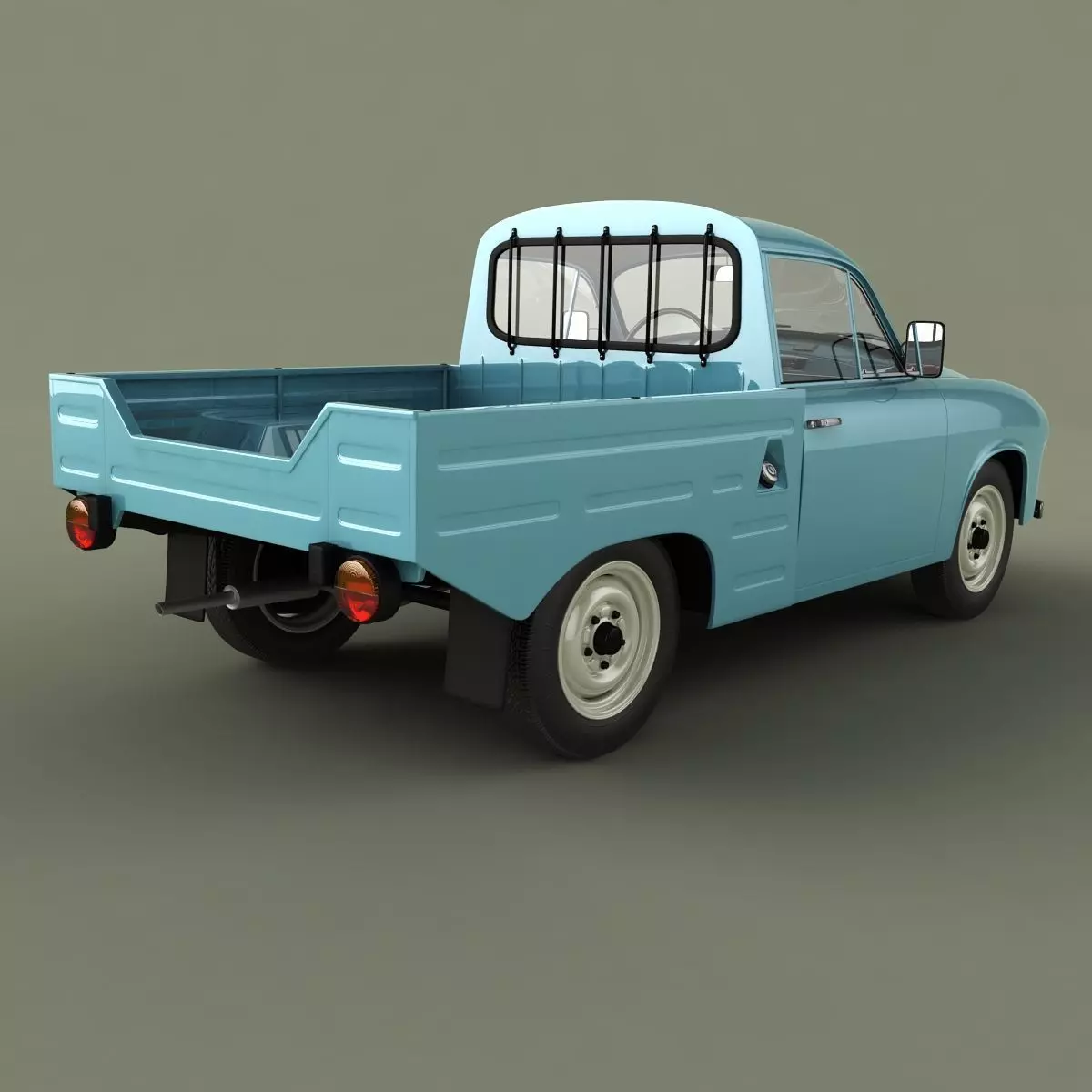 FSM Syrena R20 Pickup 3D model_2