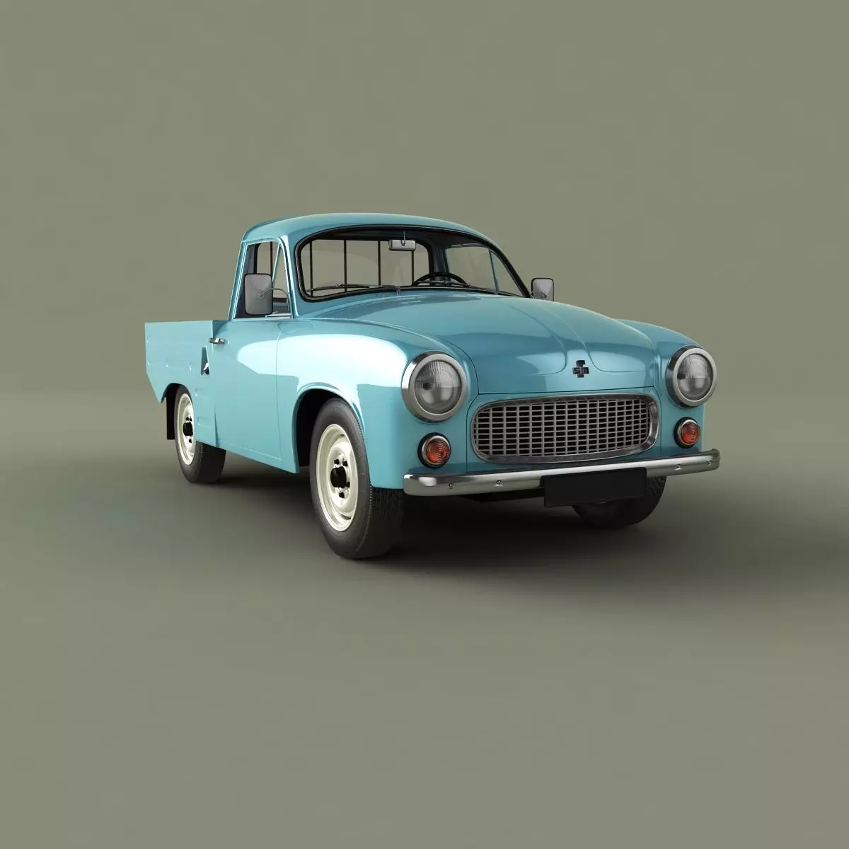 FSM Syrena R20 Pickup 3D model_9