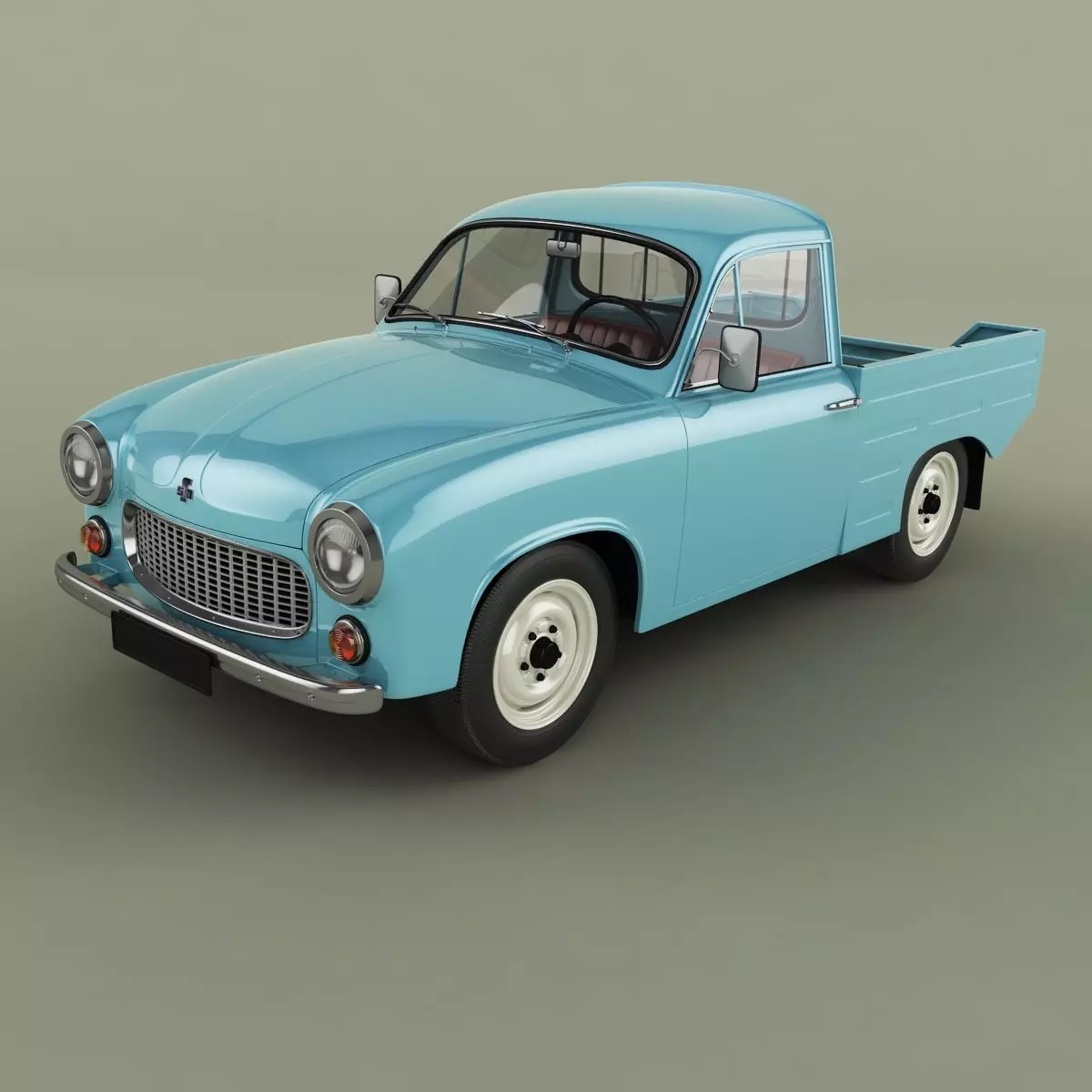 FSM Syrena R20 Pickup 3D model_0