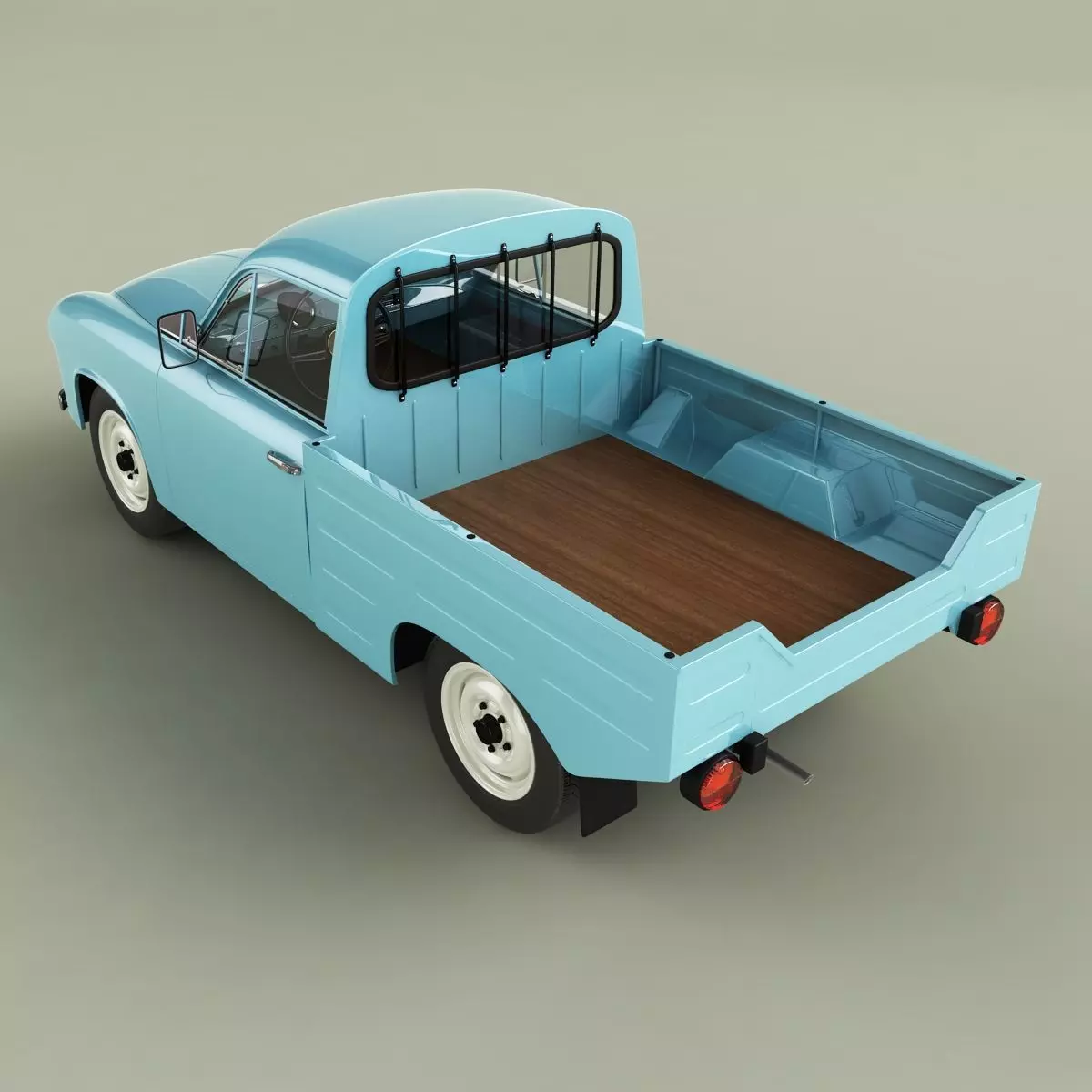 FSM Syrena R20 Pickup 3D model_7