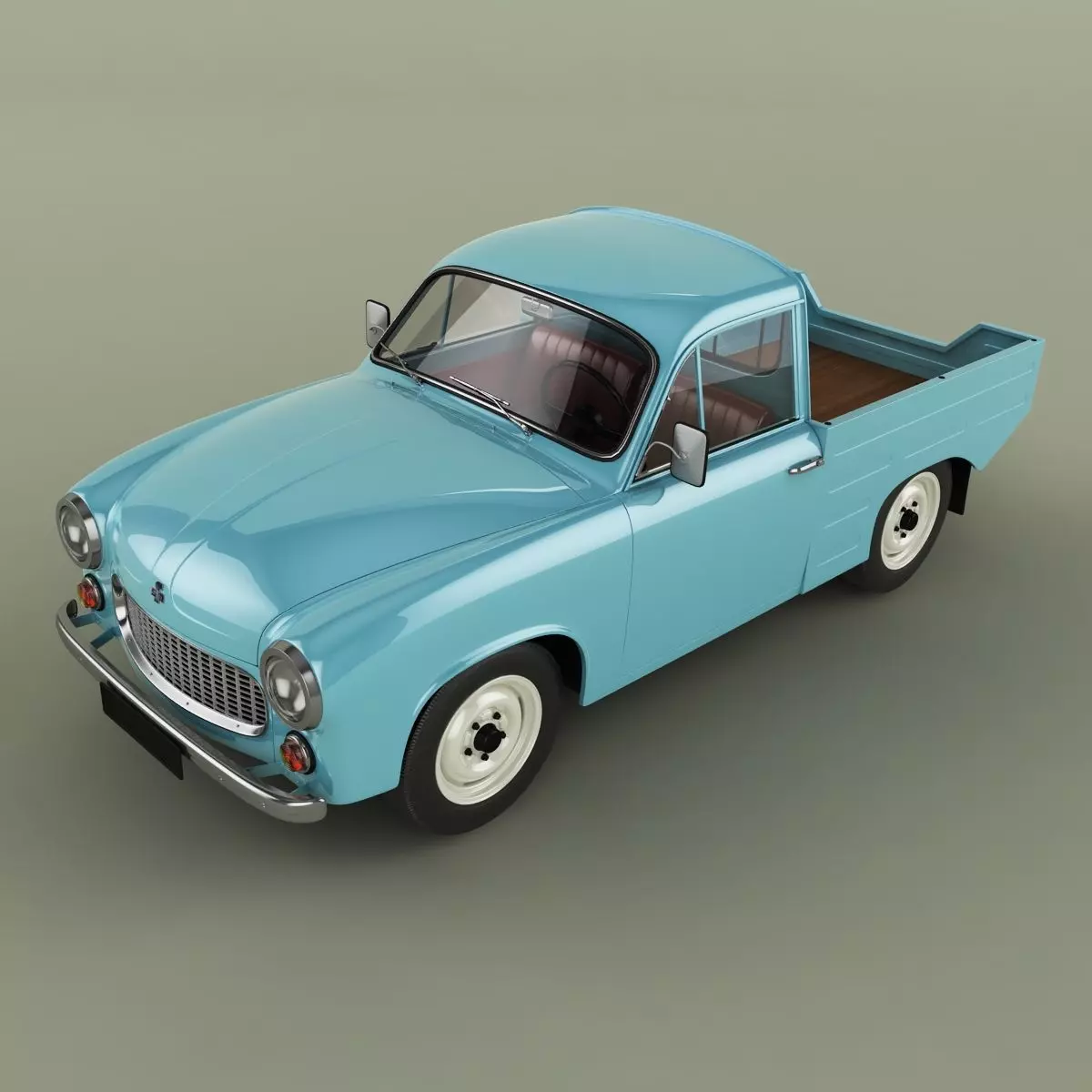 FSM Syrena R20 Pickup 3D model_5