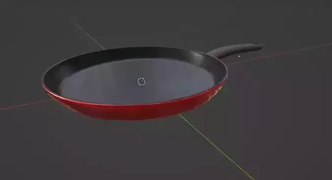 Realistic Frying Pan 3D Model