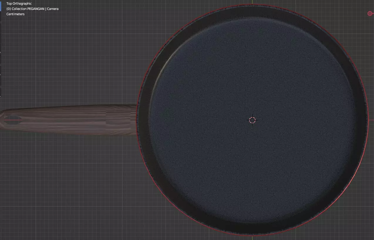 Realistic Frying Pan 3D Model 3D model_3