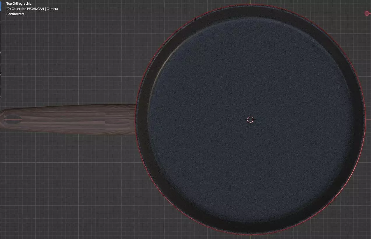 Realistic Frying Pan 3D Model 3D model_2
