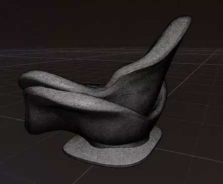 Flair  Modern and Unique Chair 3D model_6