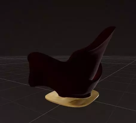Flair  Modern and Unique Chair 3D model_2
