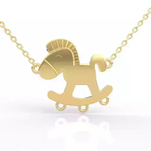 Stunning Rocking Horse Necklace
