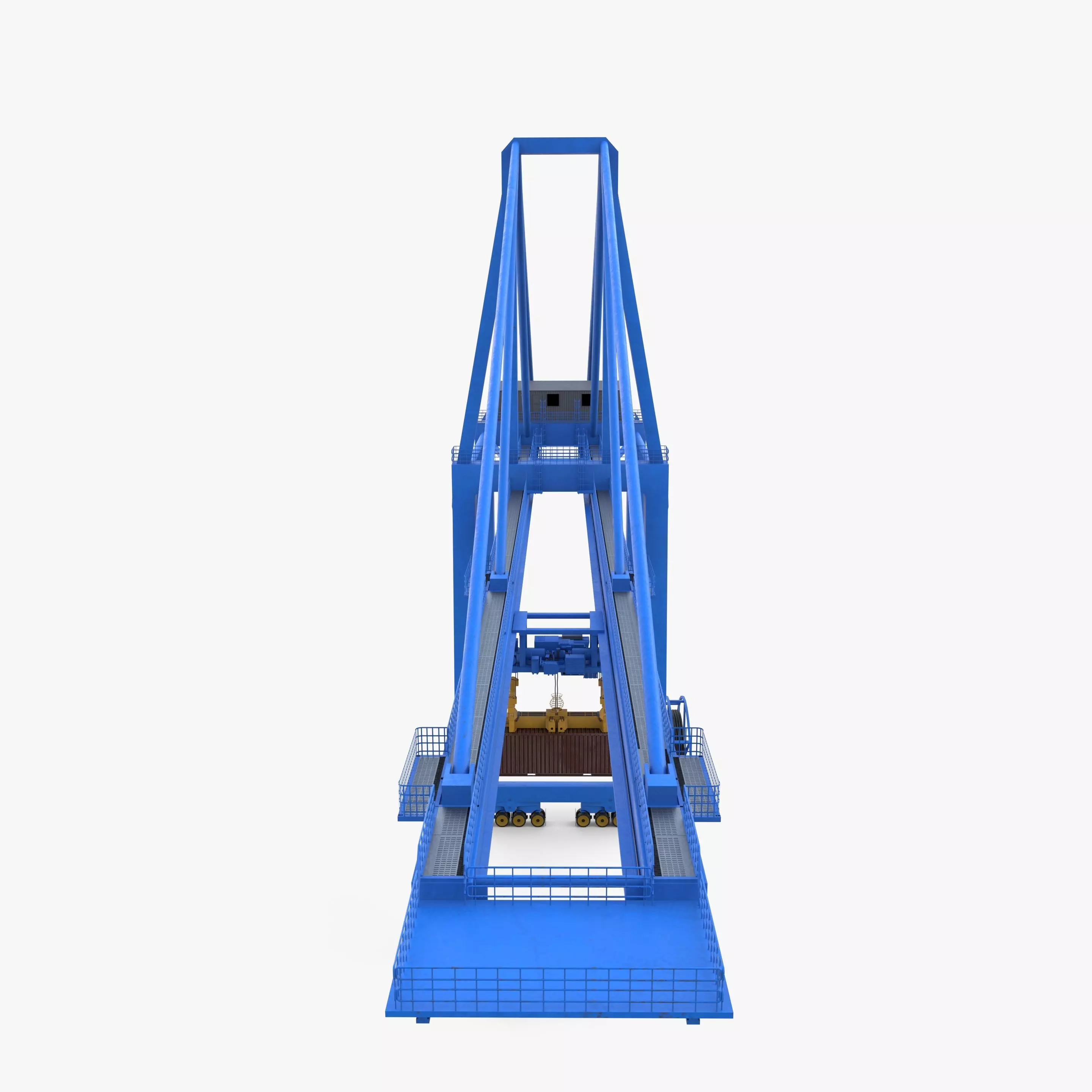 Port Crane V2 3D model_8