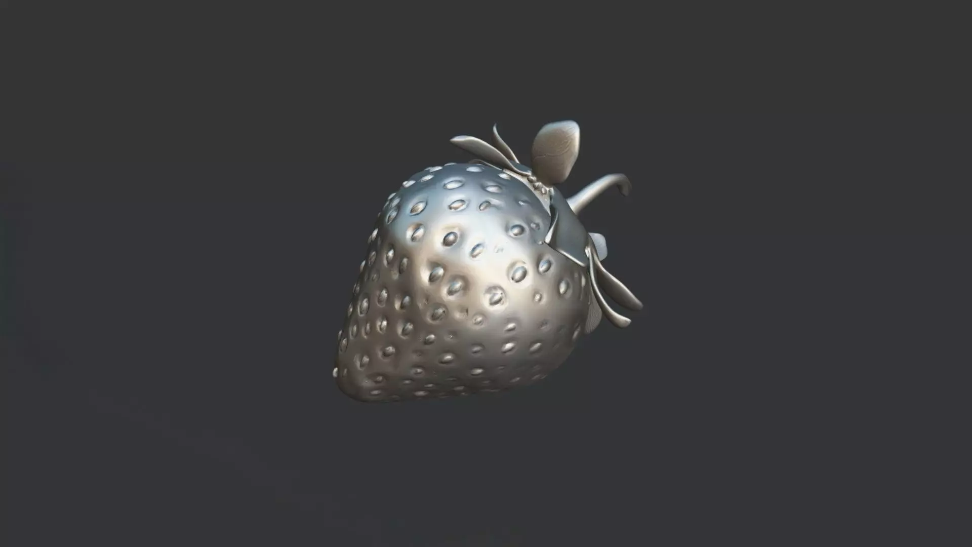 A Strawberry 3D model_2