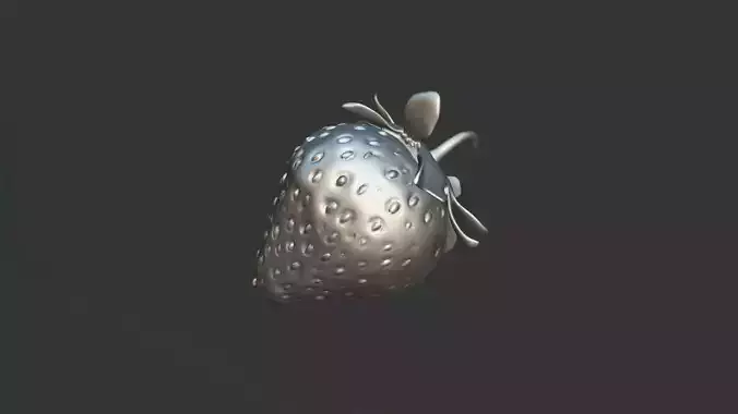 A Strawberry 3D model 3