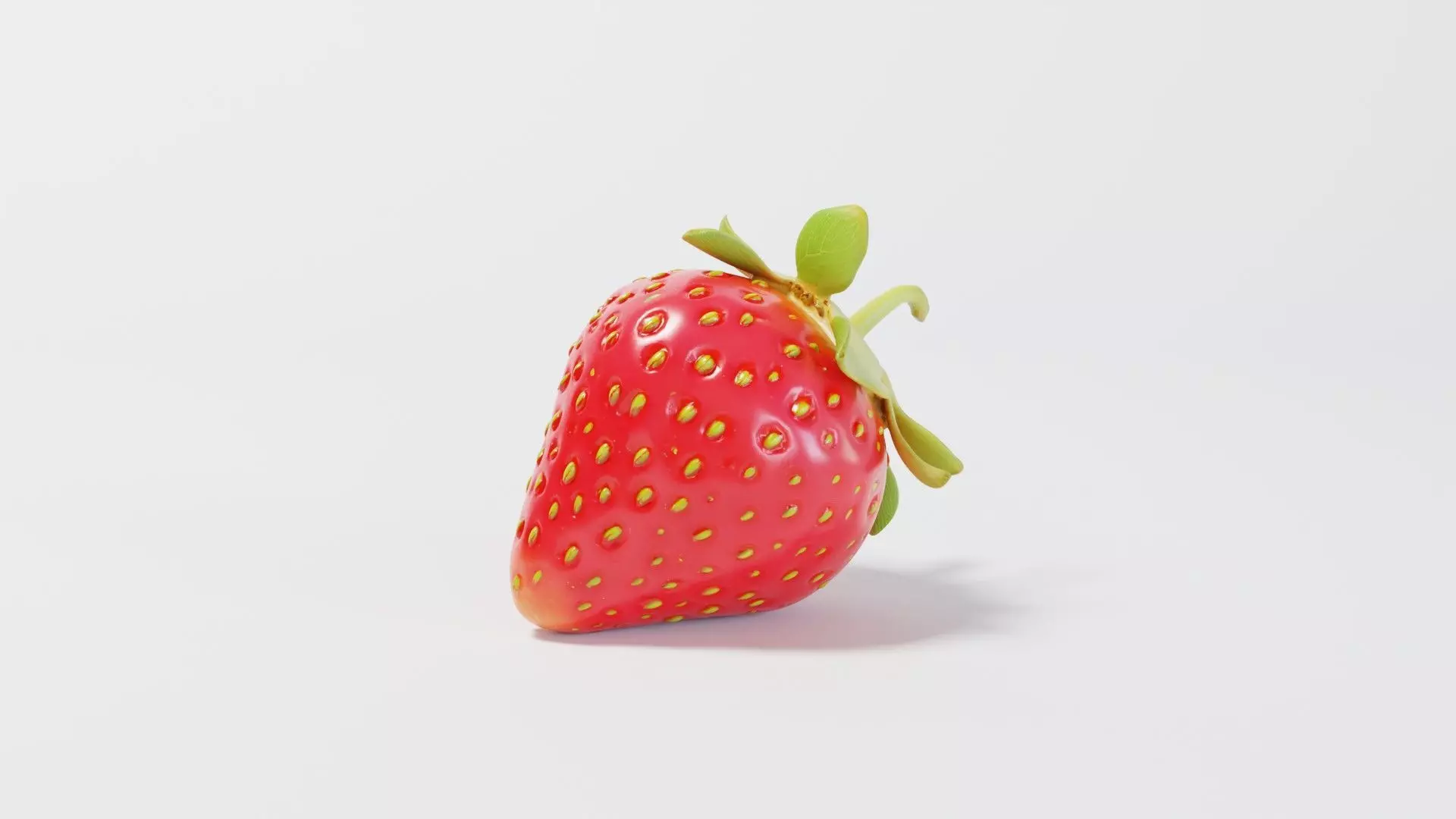 A Strawberry 3D model_0
