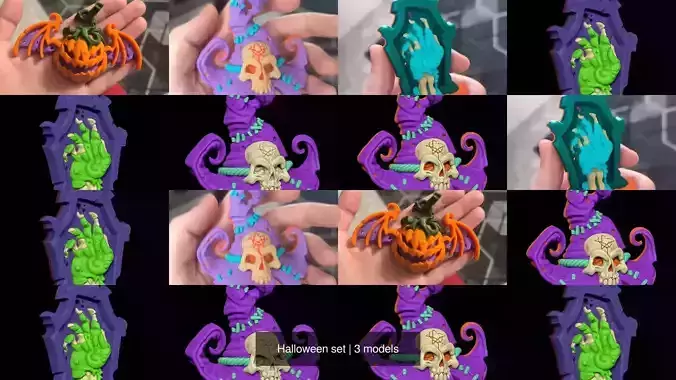 Halloween set AMS 3d print