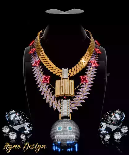 Cuban chain and Spiked chain Gta V Fivem