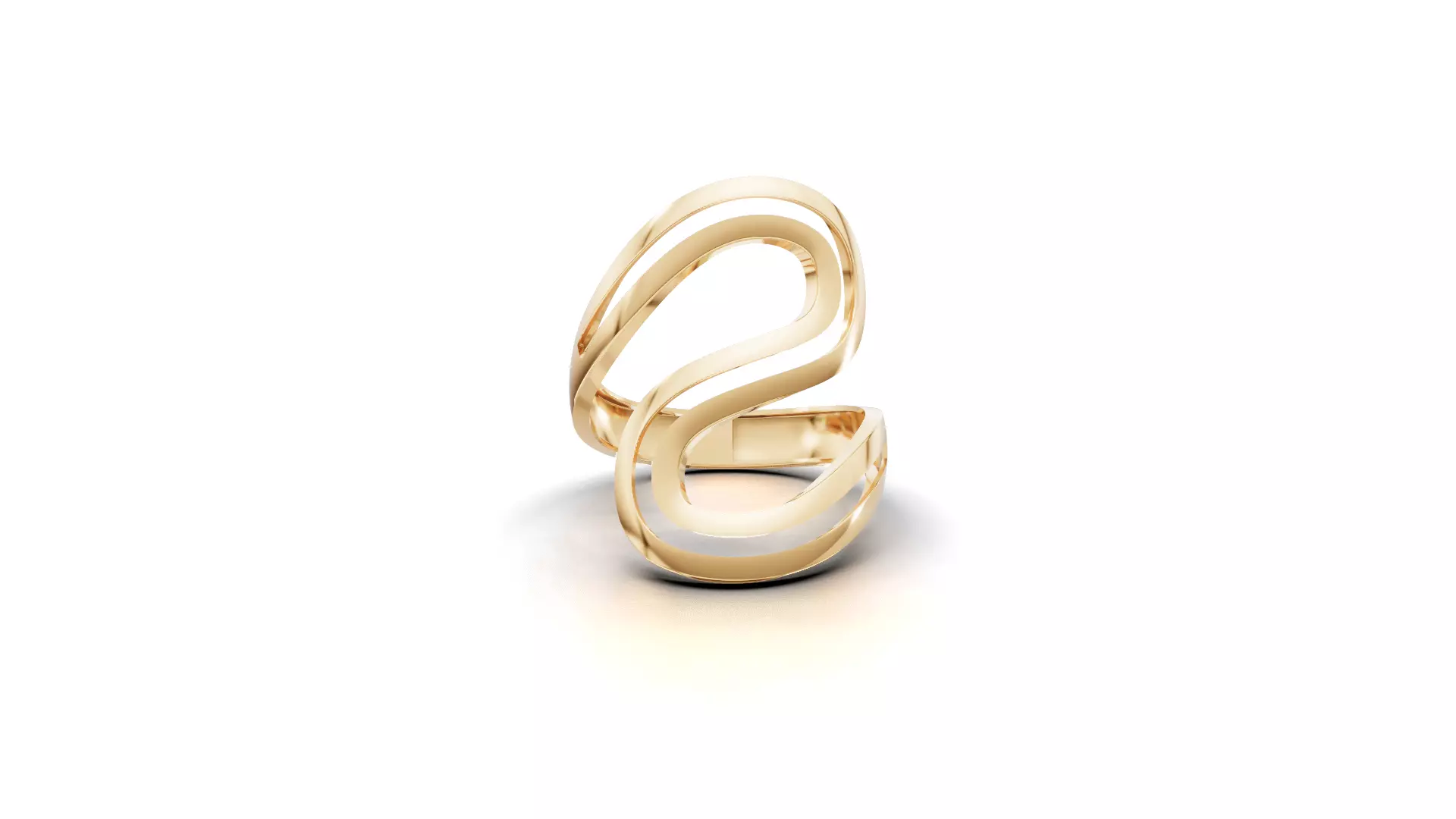 Minimal Abstract Ring 57 3D print model