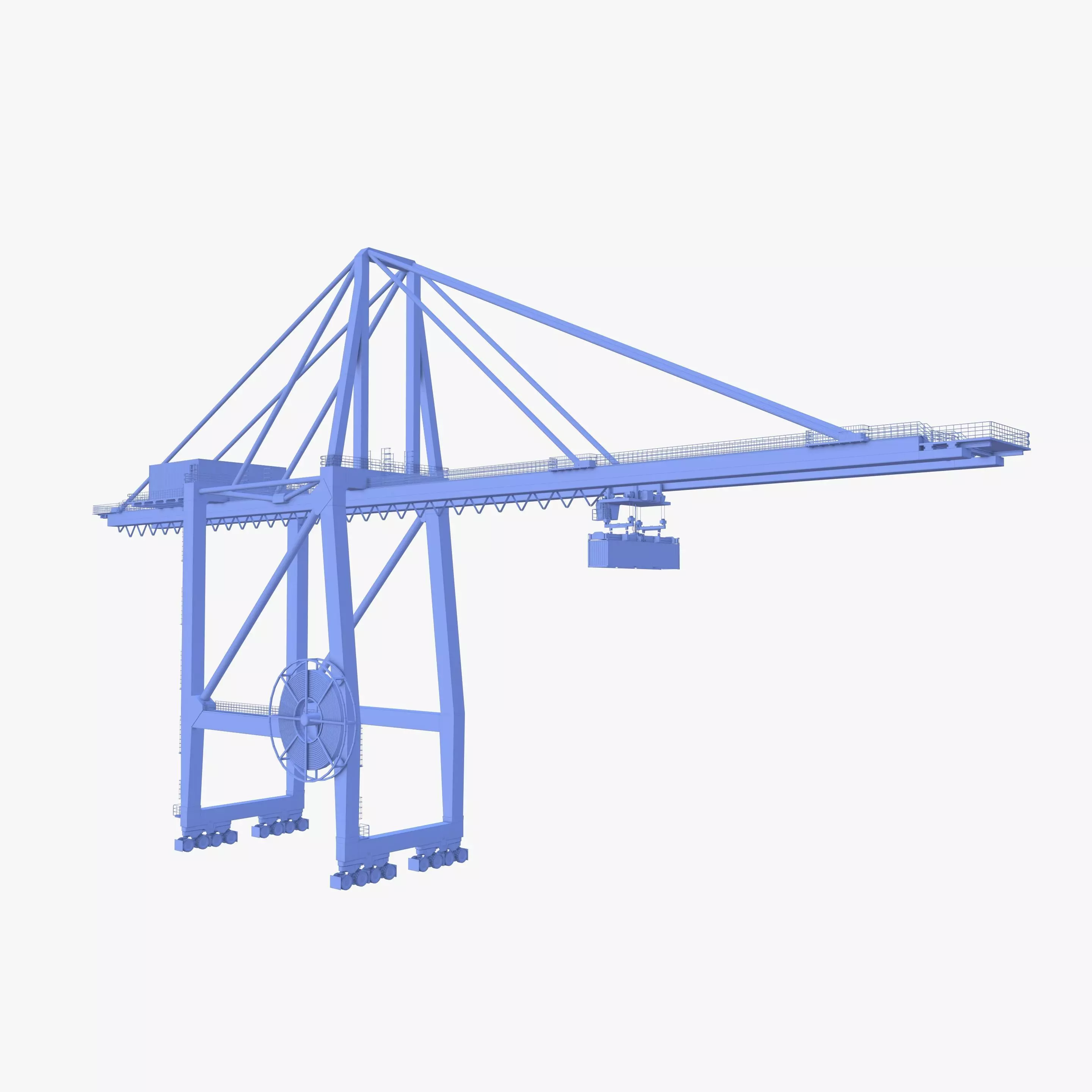 Port Crane V3 3D model_18