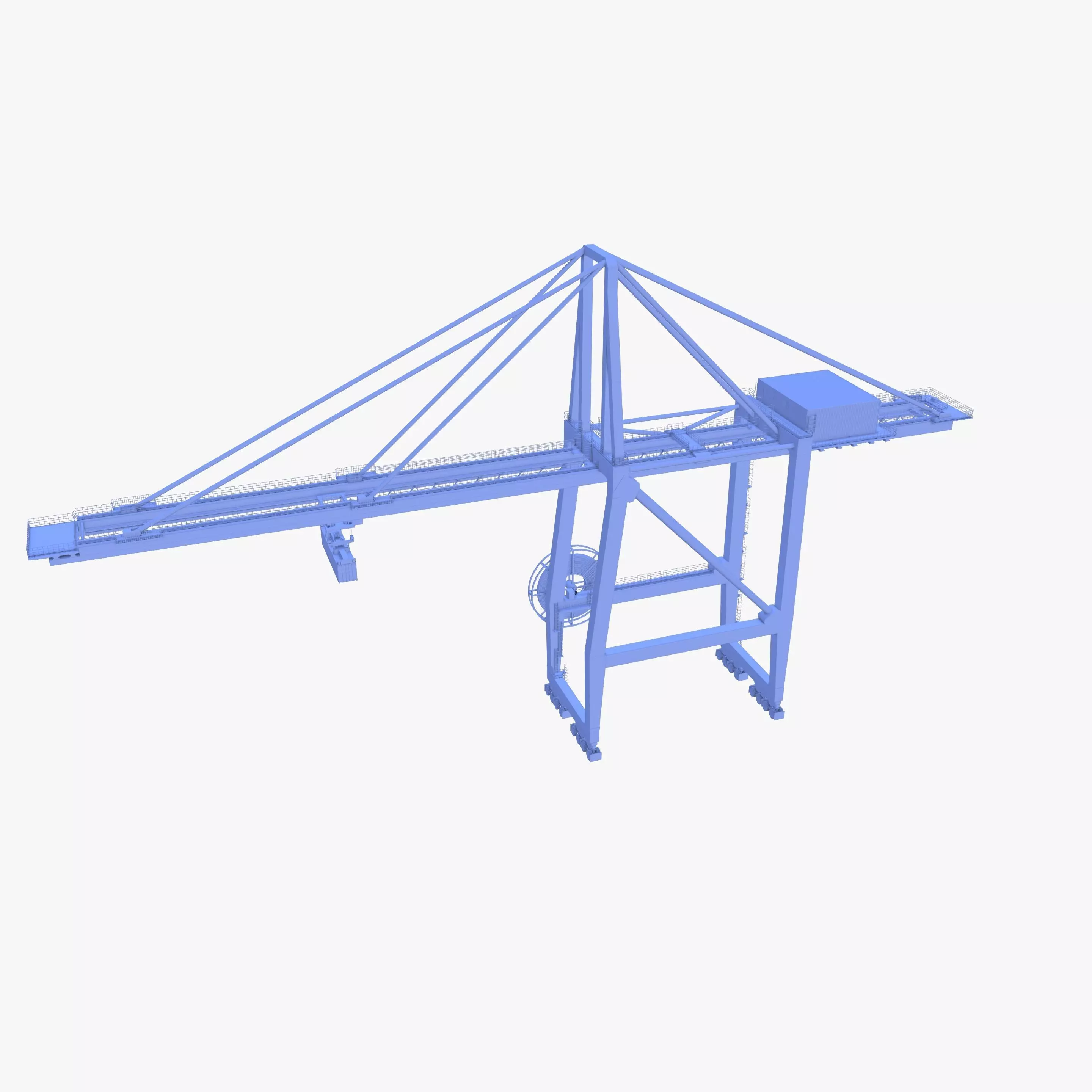 Port Crane V3 3D model_16