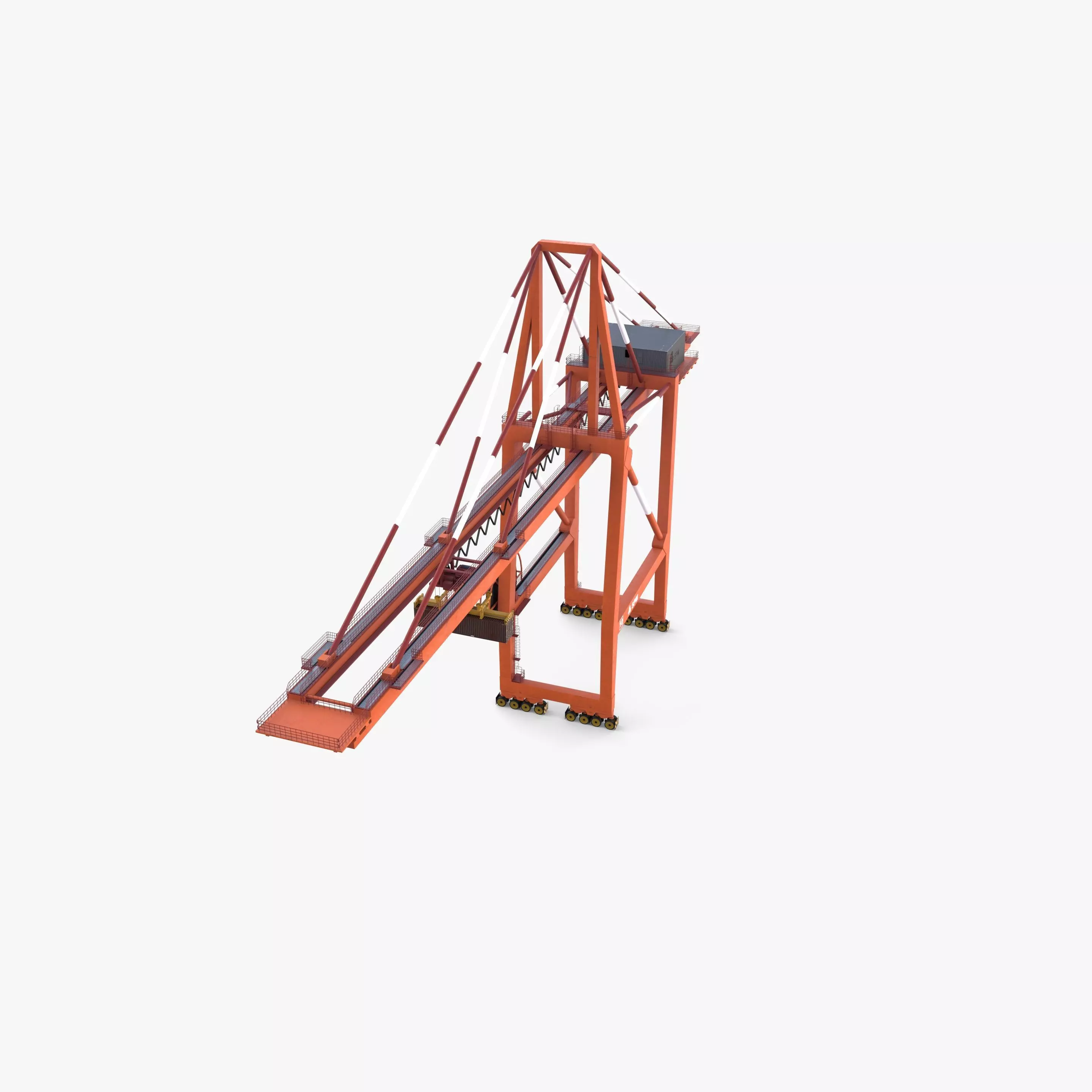 Port Crane V3 3D model_6
