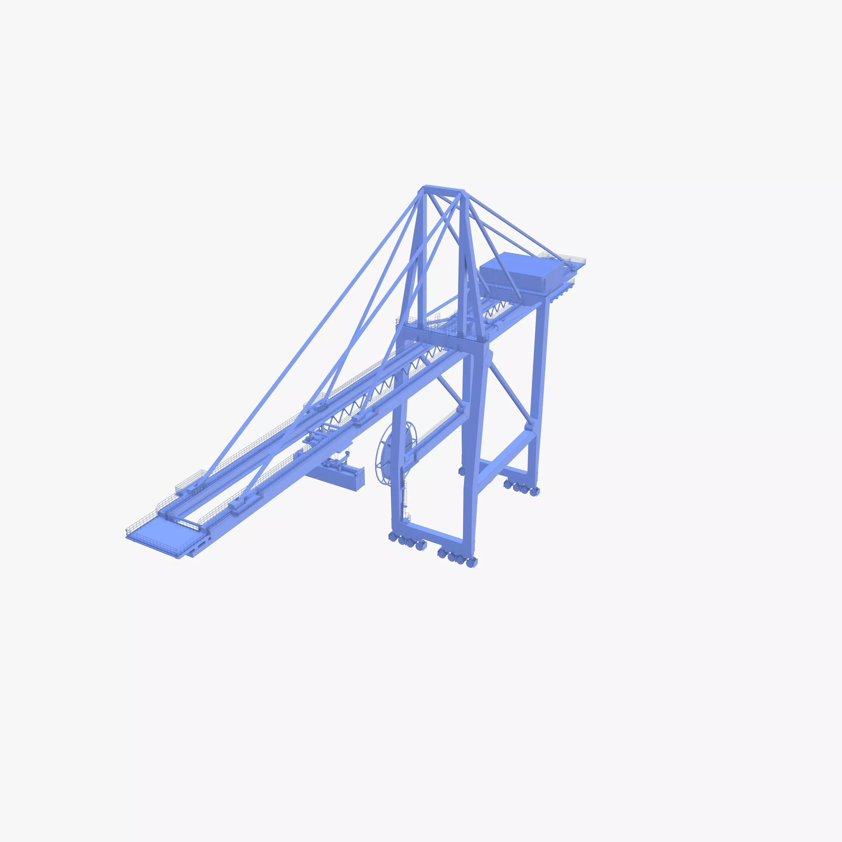Port Crane V3 3D model_15
