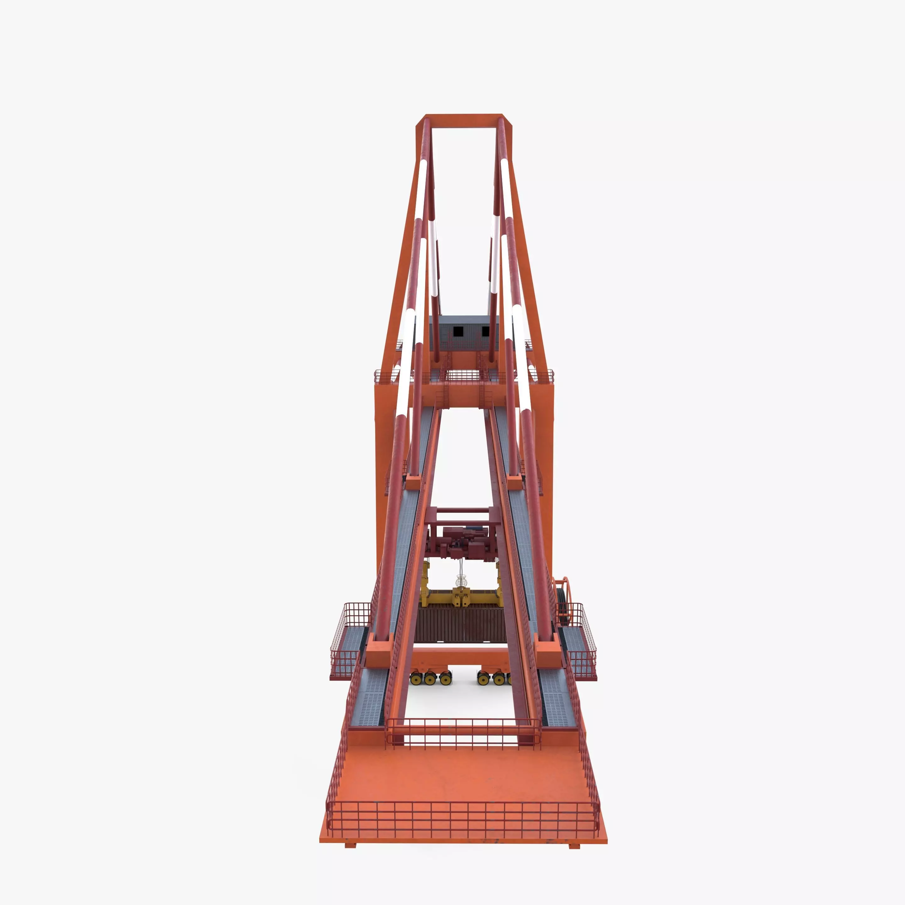 Port Crane V3 3D model_8