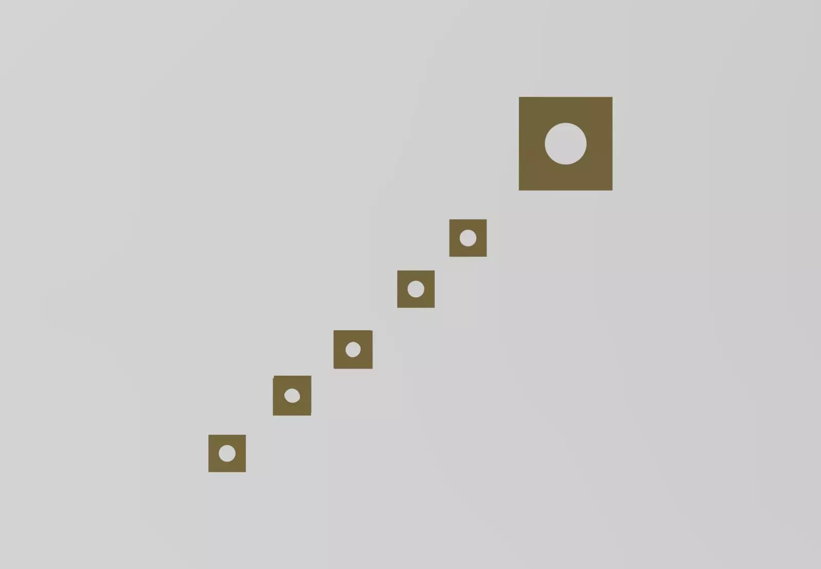 Pendant Alphabet symbol of self awareness personal style gp0481 3D print model_2