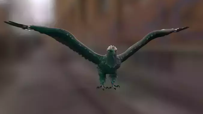 Eagle  Low-poly 3D model
