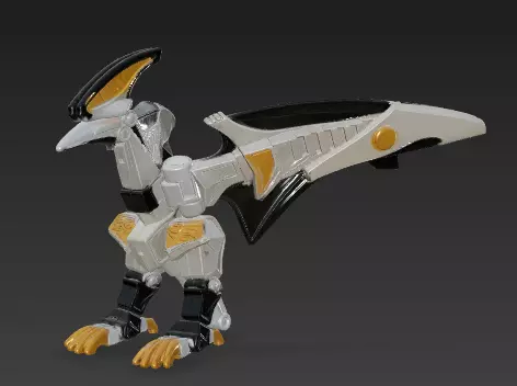 SET COMPLETO POWER RANGERS DINO TRUENO - ABARANGER 3D print model_3