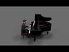 Pianist character Low-poly 3D model_1