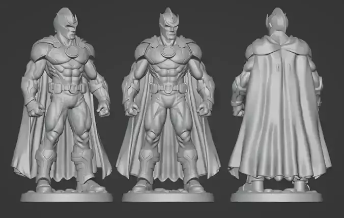 Paradox Sentinel  Armored Cape Champion Print-Ready STL 3D print model