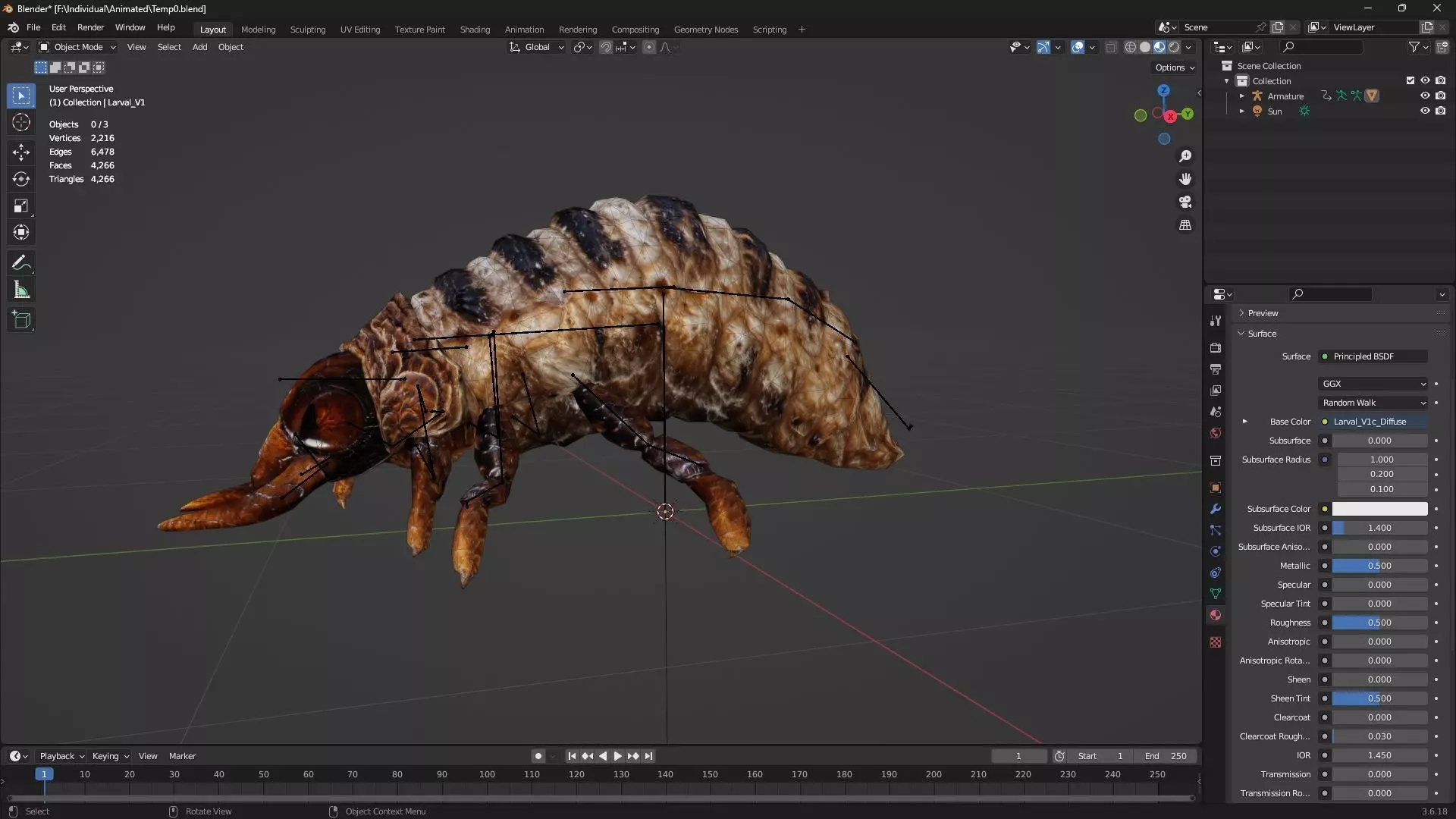 Larval-V1c 3D model_17