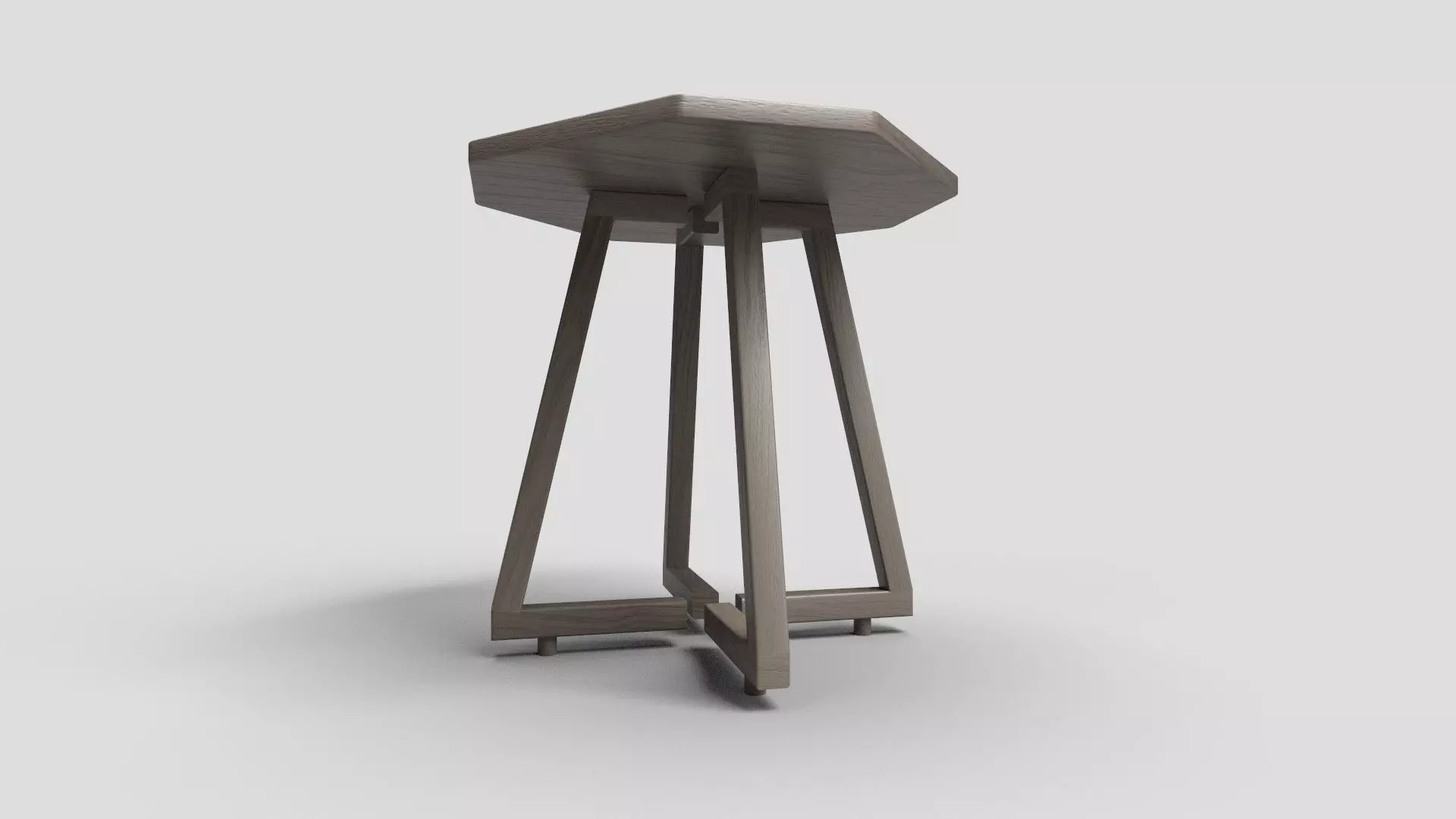 Octagon Table CG69 3D model_2