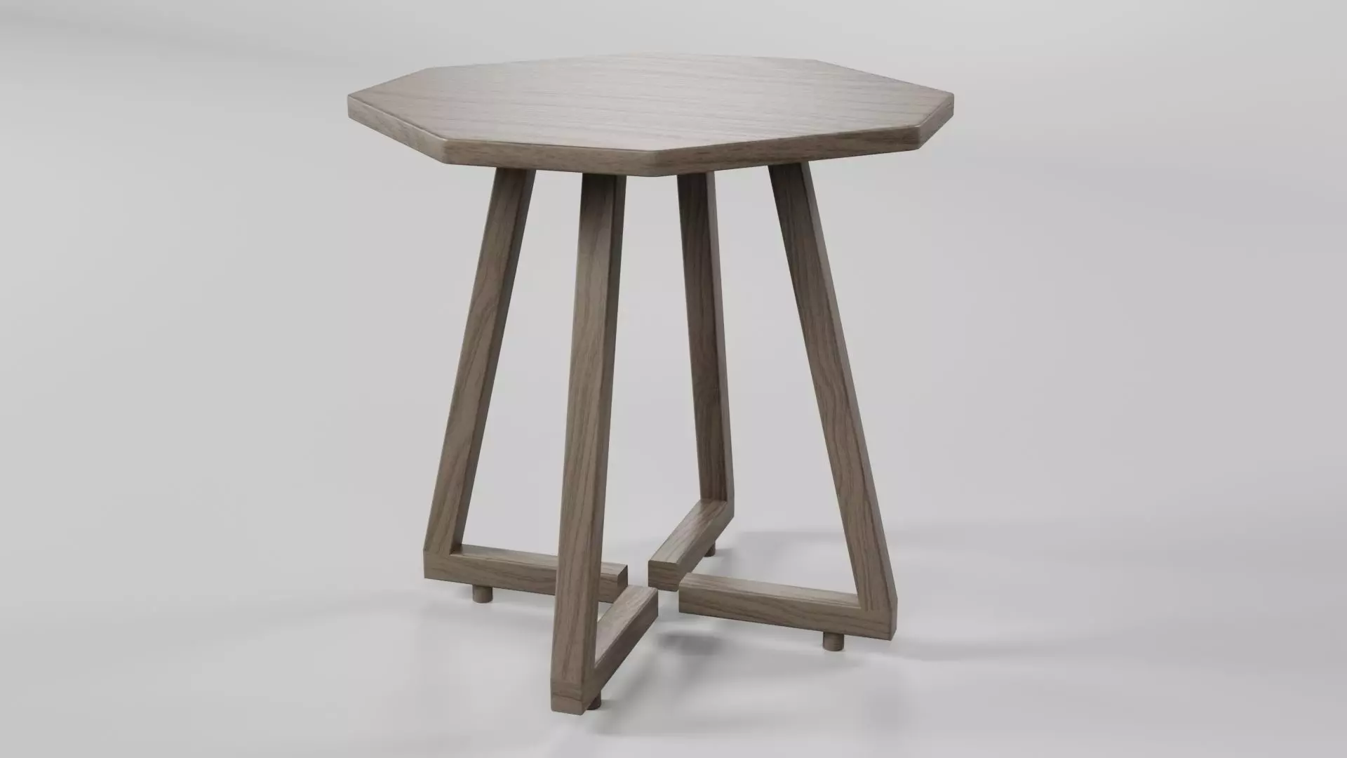 Octagon Table CG69 3D model_3