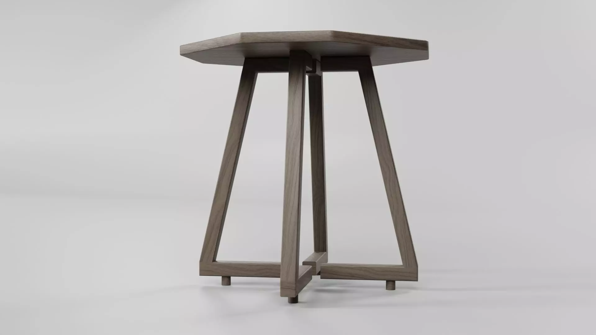 Octagon Table CG69 3D model_4