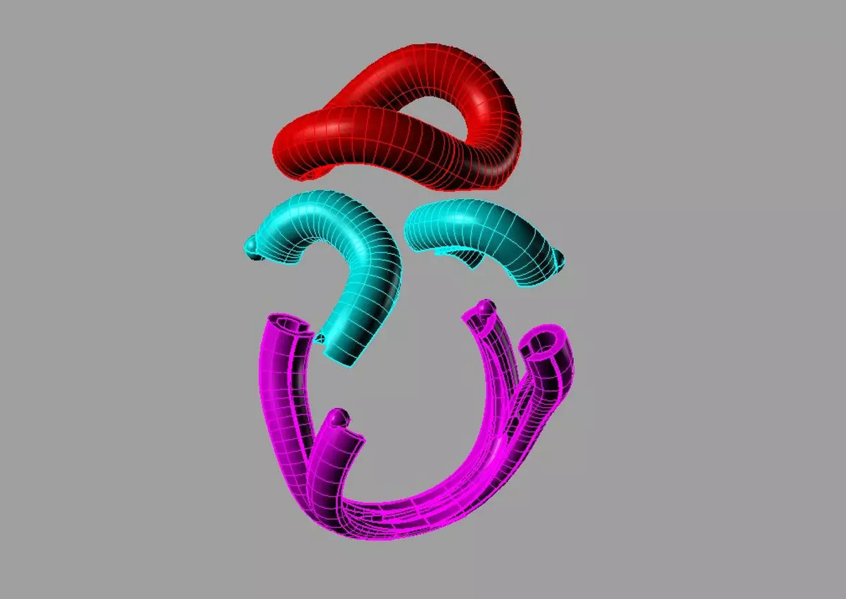 Ring Chain Nodo 3D print model_8