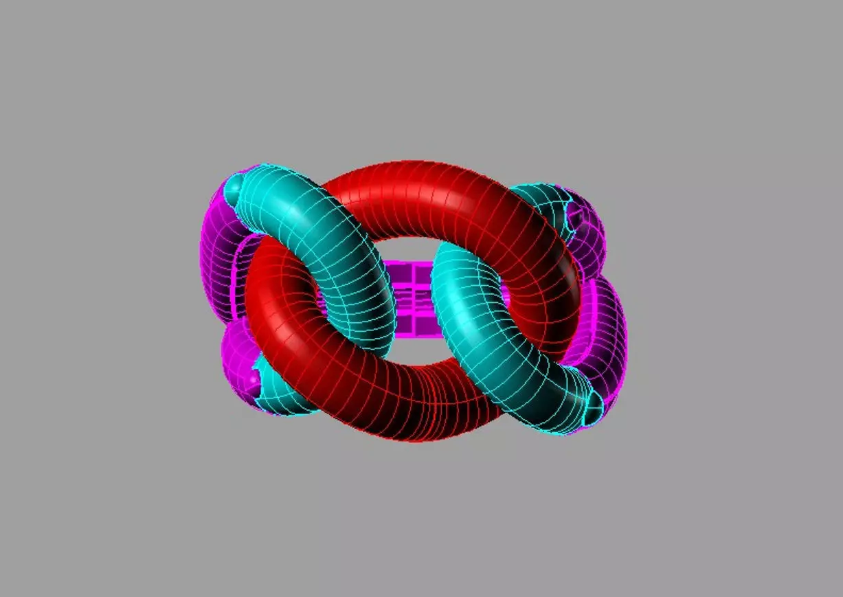 Ring Chain Nodo 3D print model_4