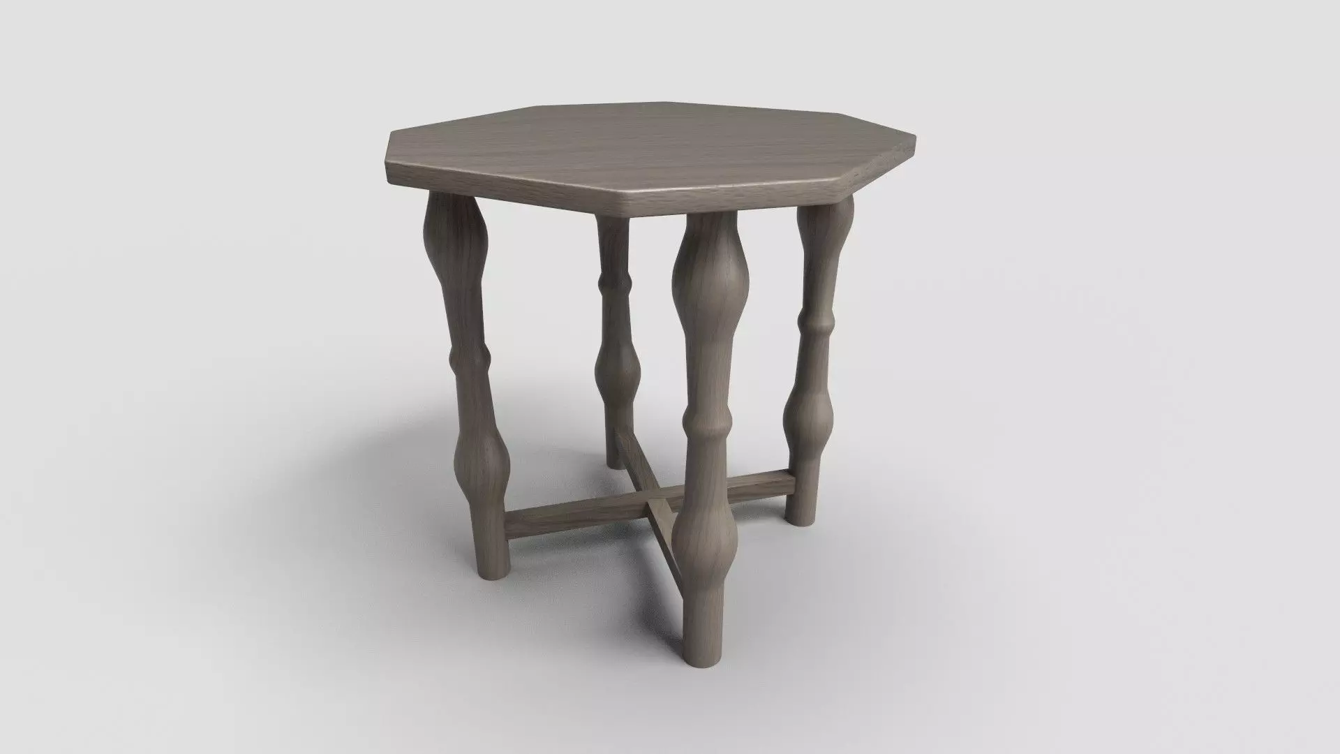 Octagon Table CG70 3D model_0