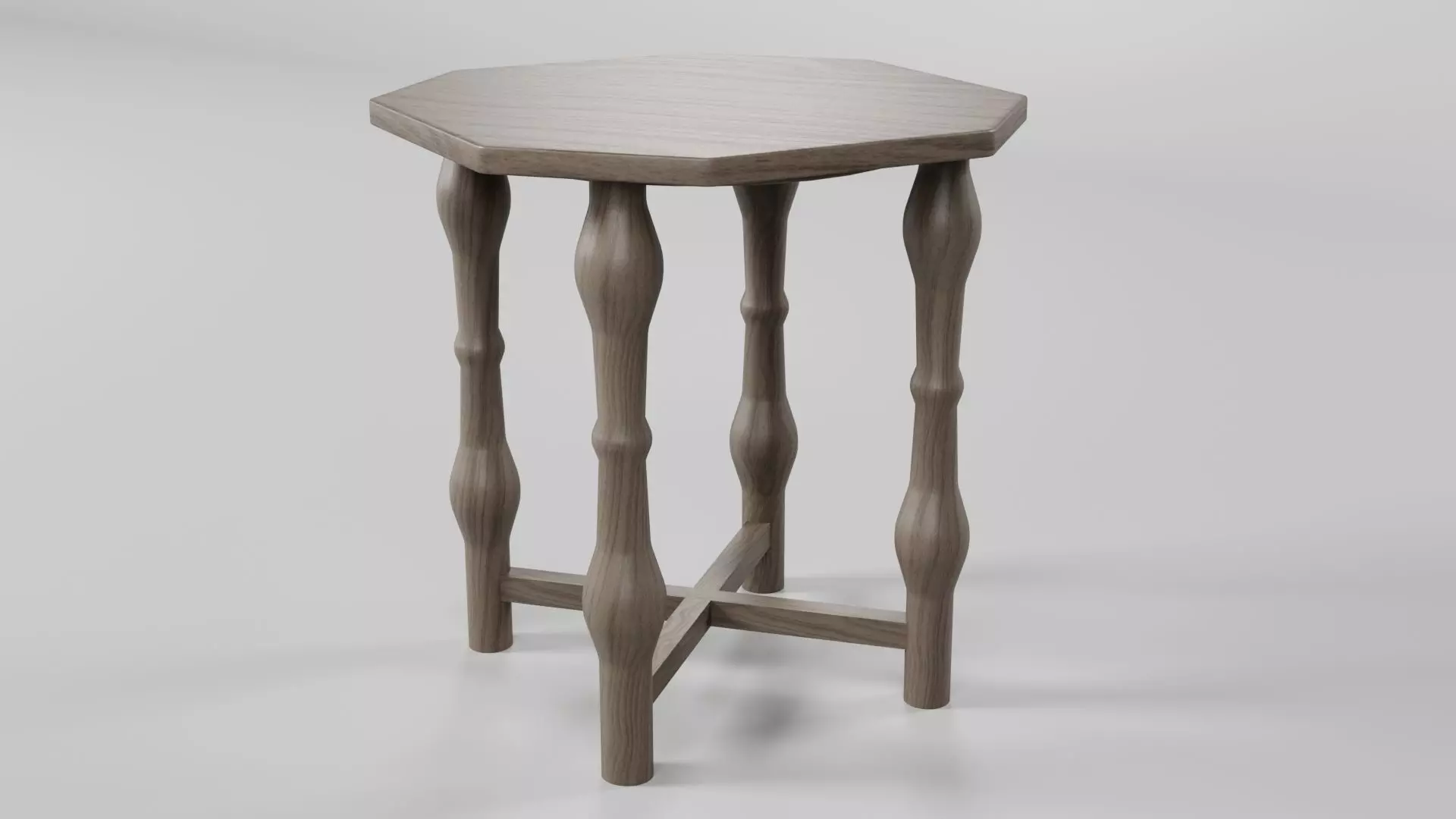 Octagon Table CG70 3D model_3
